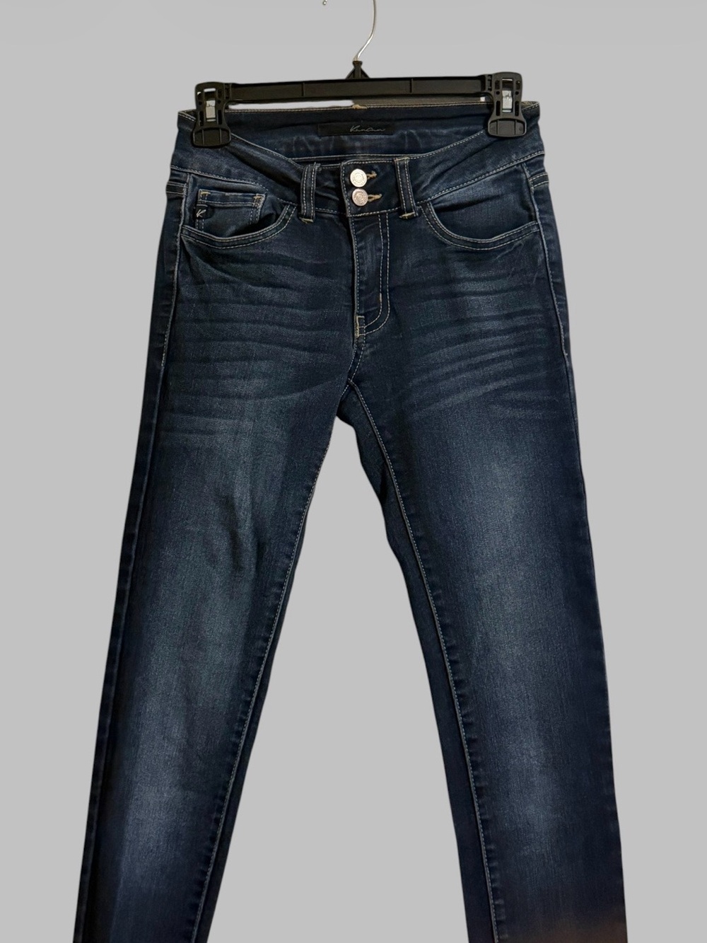 Kancan women’s size 24  high wasted, dark wash, skinny jeans